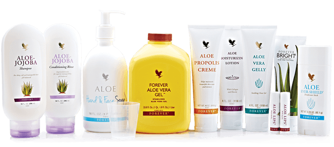 forever living aloe gel products