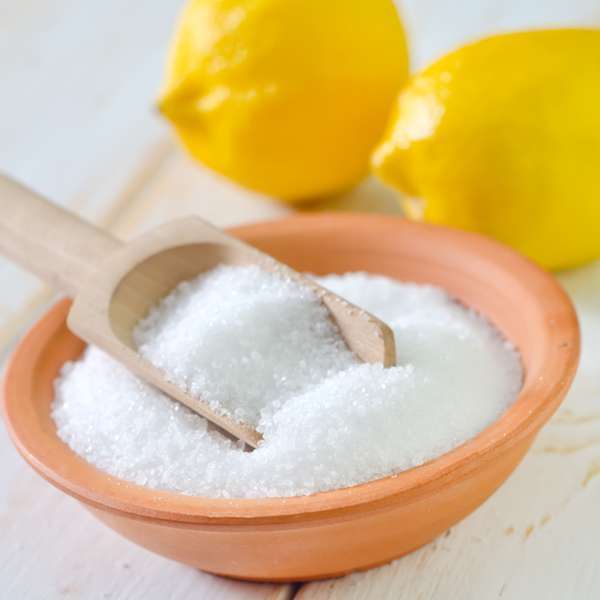 citric acid from lemons